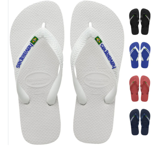 Chinelo Havaianas Original Brasil Logo Branca ( Unissex) Adulto e Infantil