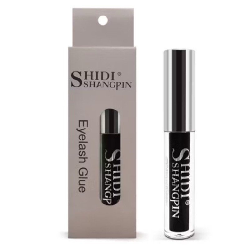 Cola adesiva para cílios postiços 5ml cola preta