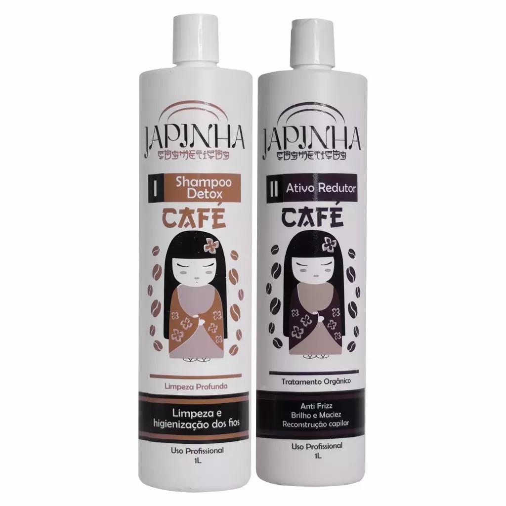 🧡 Kit Japinha Ativo Redutor Orgânico de Café 1L - Japinha Cosméticos ⛩️