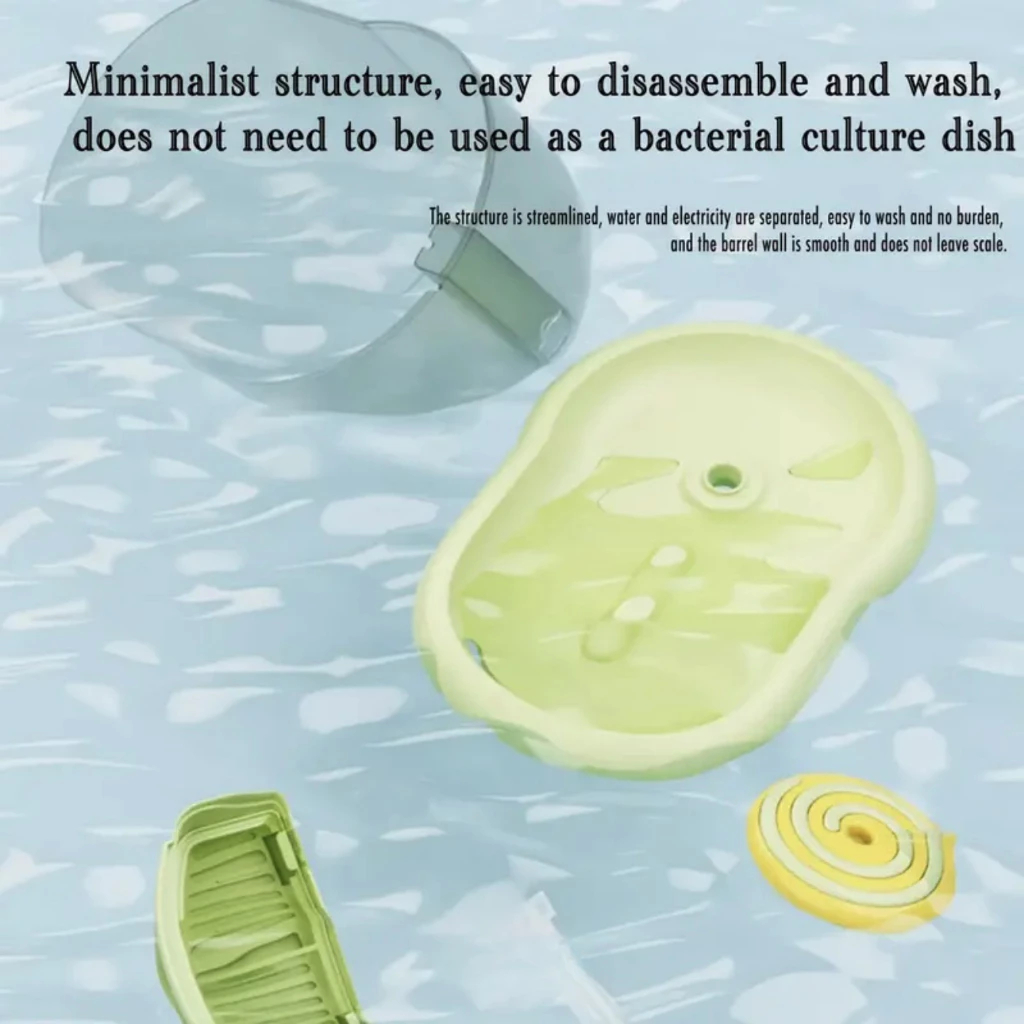 Fonte De Água Para Gatos Ultra Silenciosa 2.2L Bebedouro Elétrico De Alta Capacidade