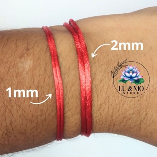Pulseira Akai Ito Vermelha Proteção Kabballah Regulável 1mm e 2mm Adulto e Bebê em Oferta na Shopee