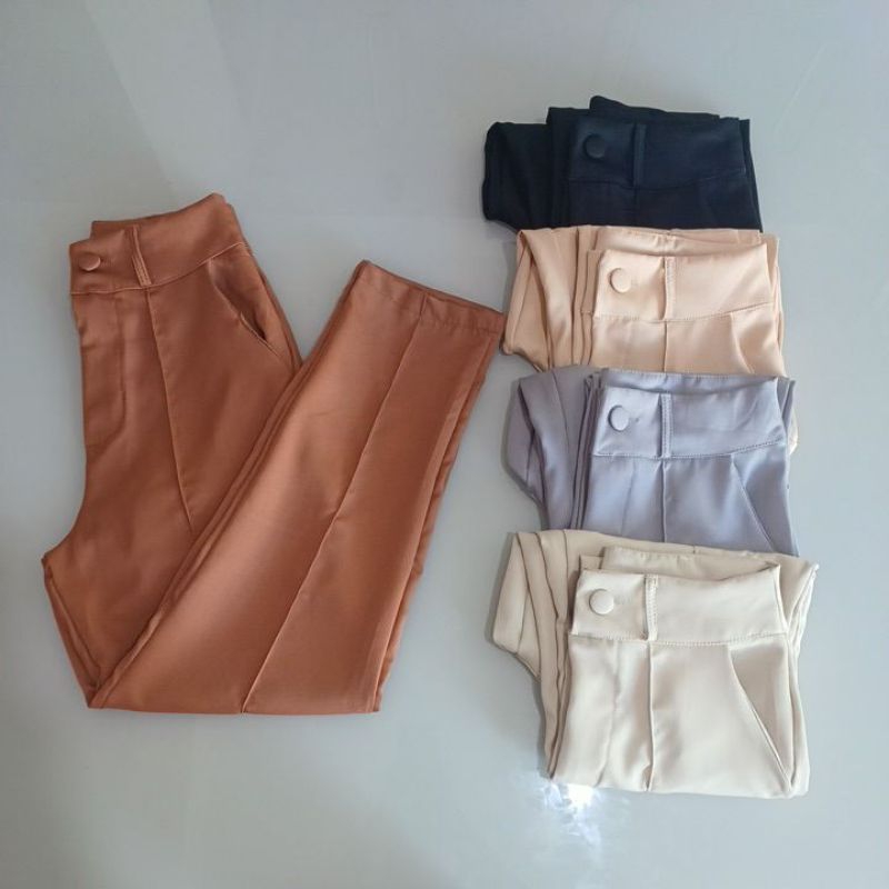 Calça Alfaiataria Feminina Moda Tendência