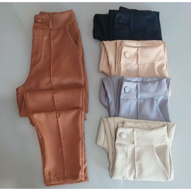 Calça Alfaiataria Feminina Moda Tendência em Oferta na Shopee