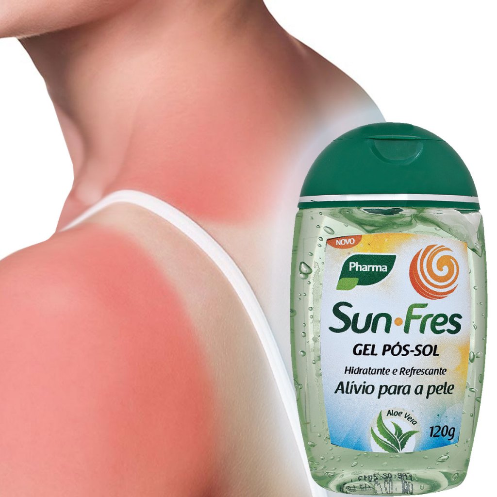 Pós-sol Em Gel Aloe Vera Hidrata Refresca Alívio Imediato Frasco 120g Sun-fres - Pharma