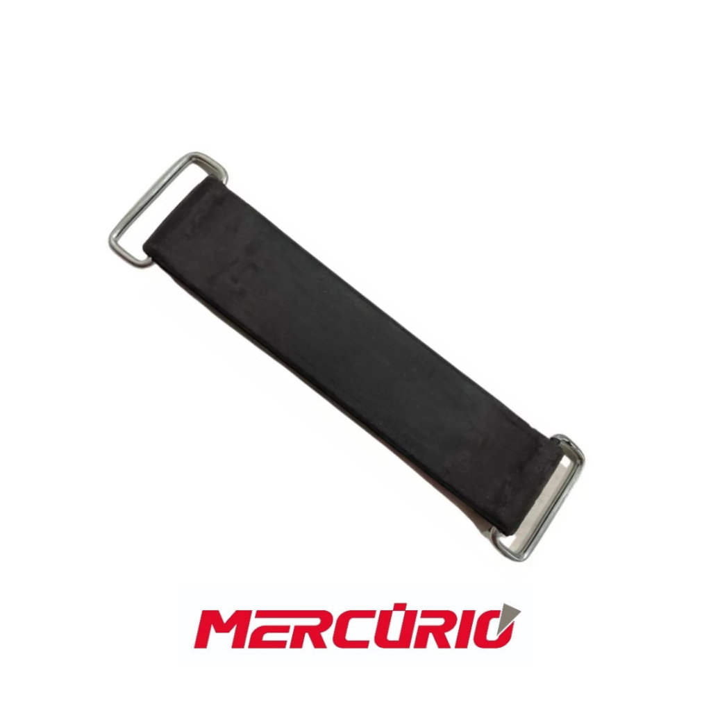 Cinta Fixação Bateria CB 400 CB 450 CBR 450 RD 350 15cm Borracha