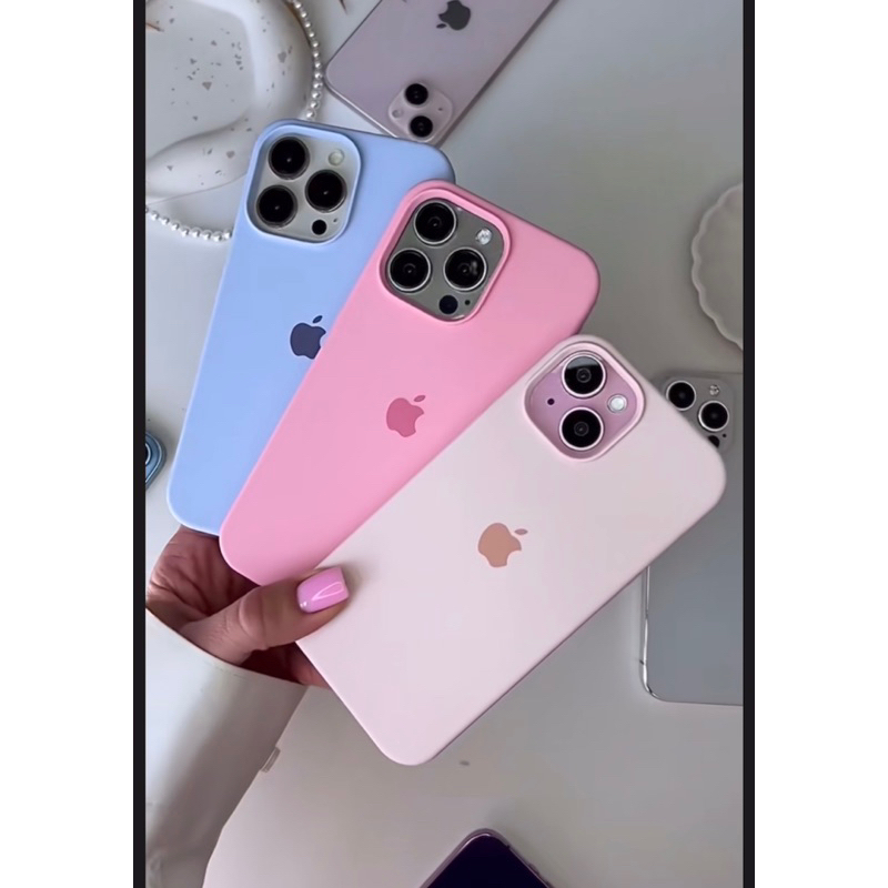 Kit 3 Capa Capinha Aveludada Para IPhone 11 11PRO MAX 12 12PRO MAX 13 13PRO MAX 14 14PRO MAX 15 15PRO MAX 16 16PRO MAX em Oferta na Shopee