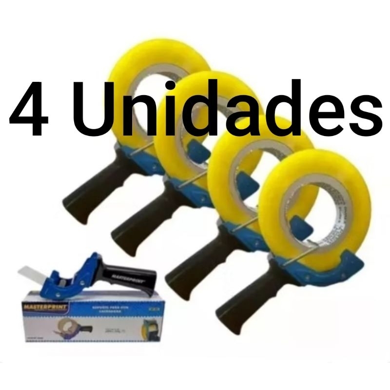 Combo 4x Suporte Para Fita Adesiva Lacradora Durex Larga Másterprint