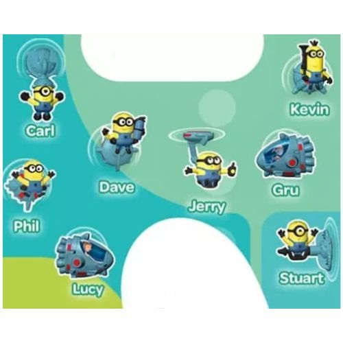 Brinquedos Kinder Ovo Minions 2024/2025 - Colecionáveis