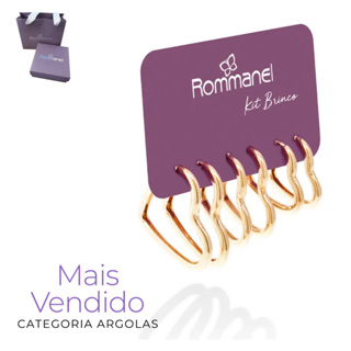 Kit Bincos Corações Primeiro Segundo Terceiro Furo Rommanel Perfeitos 527288 em Oferta na Shopee