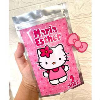 Saquinhos Metalizados Hello Kitty - Lembrancinha em Oferta na Shopee