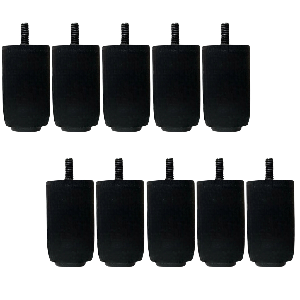 12 Und Pés Pezinho Cama Box Puff Móveis Madeira Marrom 7cm pé para cama box suporte base cama