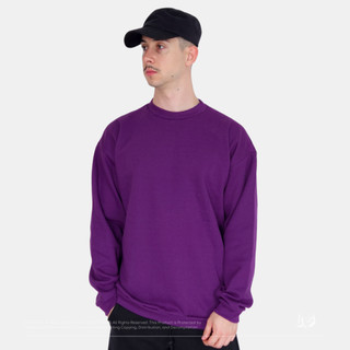 Blusa de Moletom Roxa Premium Streetwear Unissex Moletom Blusão Gola Careca Blusa Masculina