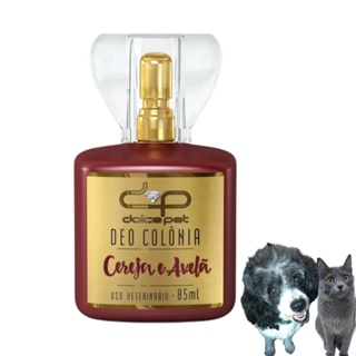 Perfume Colonia Dolce Pet Cereja e Avelã ou Melancia Cães Gatos 85ml em Oferta na Shopee