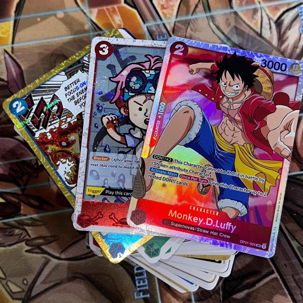 50 Cartas de One Piece Sem Repetidas com 3 Brilhantes Garantidas Original Bandai em Oferta na Shopee