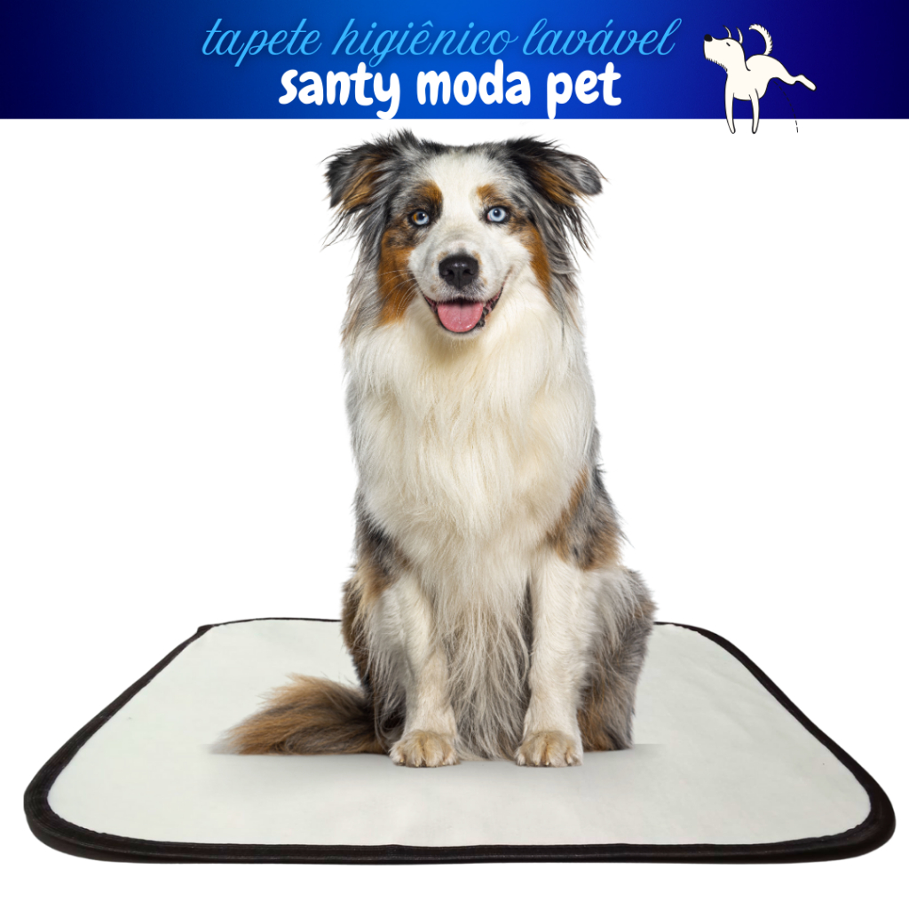 Tapete higiênico para cães, G tam 100 x 80, UN 01, lavável, Para seu cachorro pets reutilizável