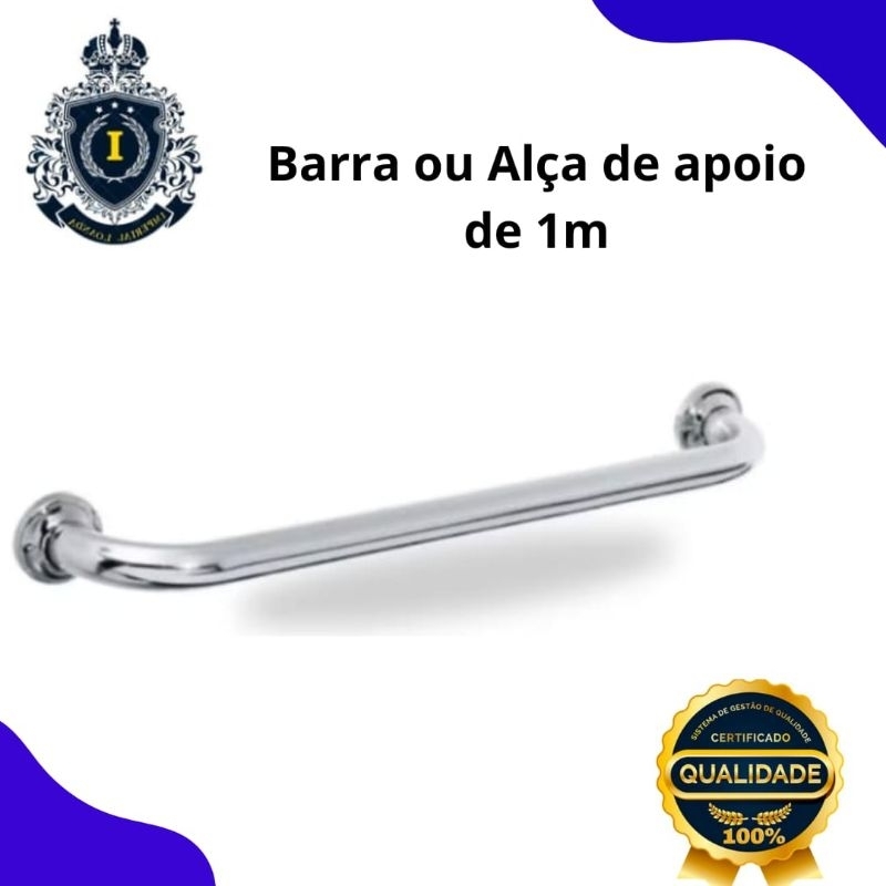 Barra  de Apoio Suporte para banheiro para idosos 1M em Oferta na Shopee