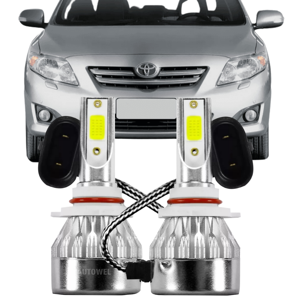 Lâmpadas Super Led Corolla 2008 2009 2010 2011 2012 2013 Farol baixo em Oferta na Shopee