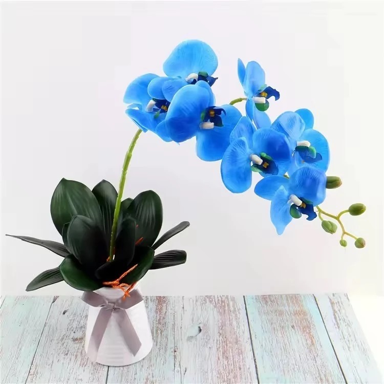 Folha de Orquídea artificial complemento para arranjos e decoração para compor vasos, arranjos e decorar ZH801669 em Oferta na Shopee