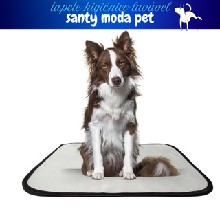 Kit 3 tapete Higiênico cães, M1, Tam. 80 x50, lavável não vaza xixi pets cachorro. em Oferta na Shopee