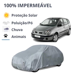 Capa de Cobrir Carro Modelo SCENIC, 100% IMPERMEÁVEL Protege do Sol, Chuva, Poeira e risco