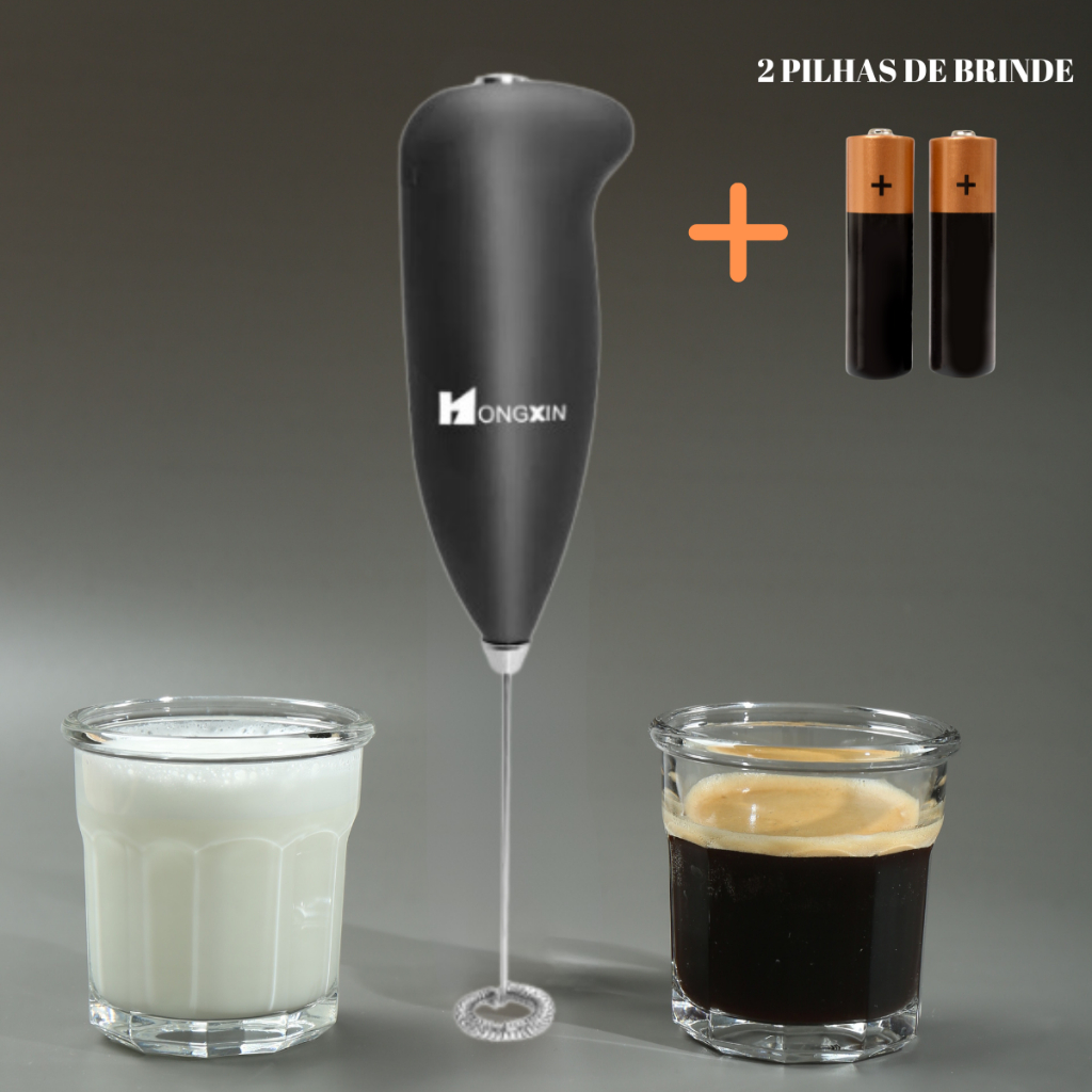 Mini Mixer Misturador Elétrico Portátil Sem Fio Para Bater Bebidas + Pilhas em Oferta na Shopee
