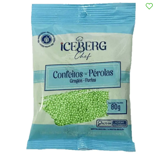 Kit com 4 Confeitos Pérola 80g Iceberg