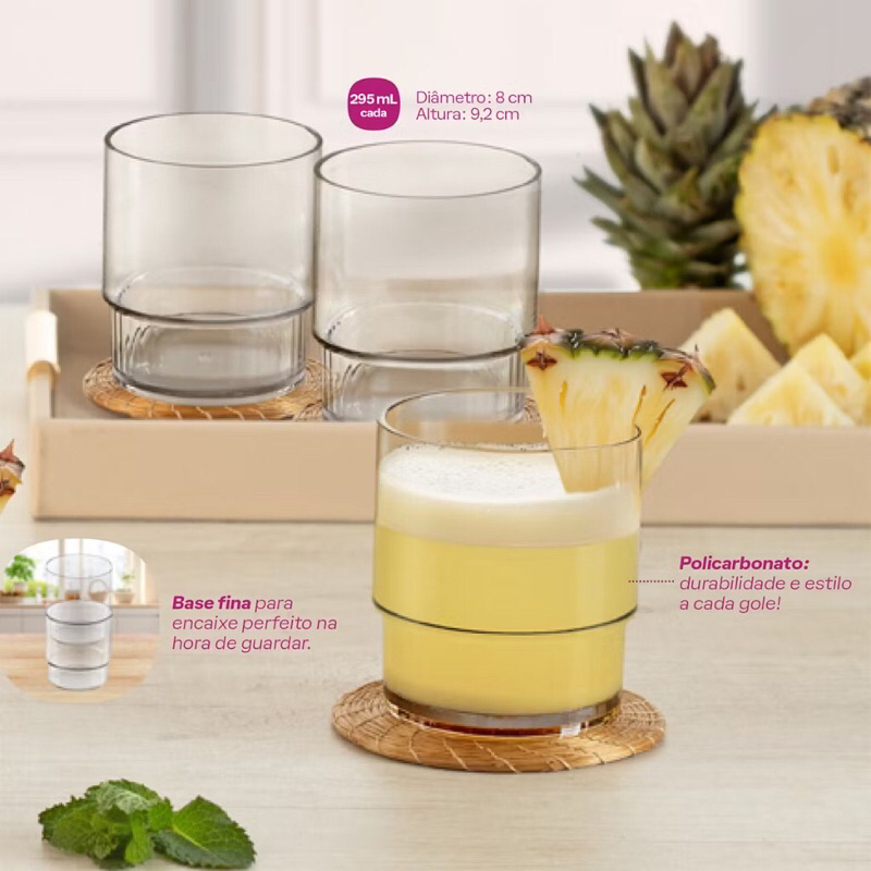 Tupperware Tupperware Copo Premier 295ml Roxo