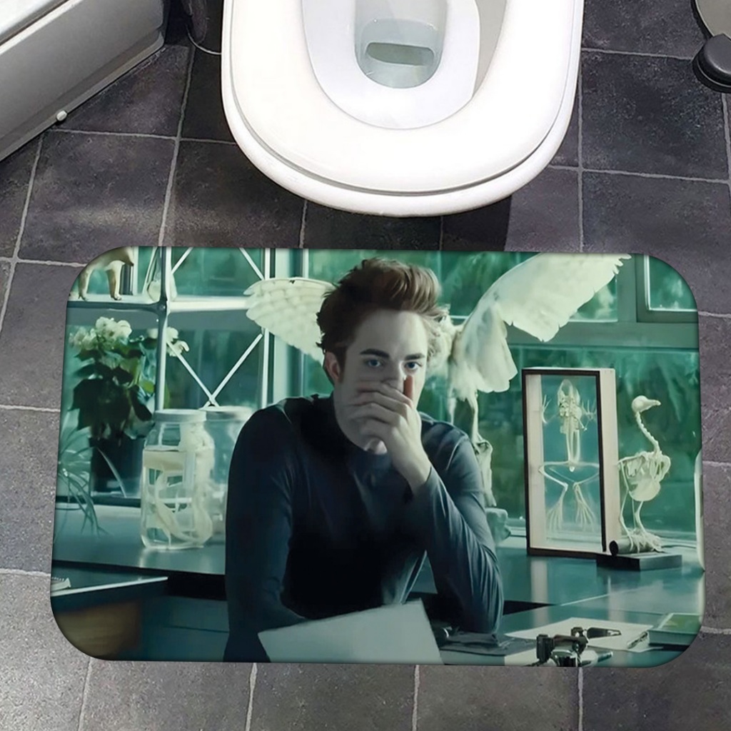 Tapete de Banheiro Emborrachado Antiderrapante 40×60 – Edward Cullen Crepúsculo