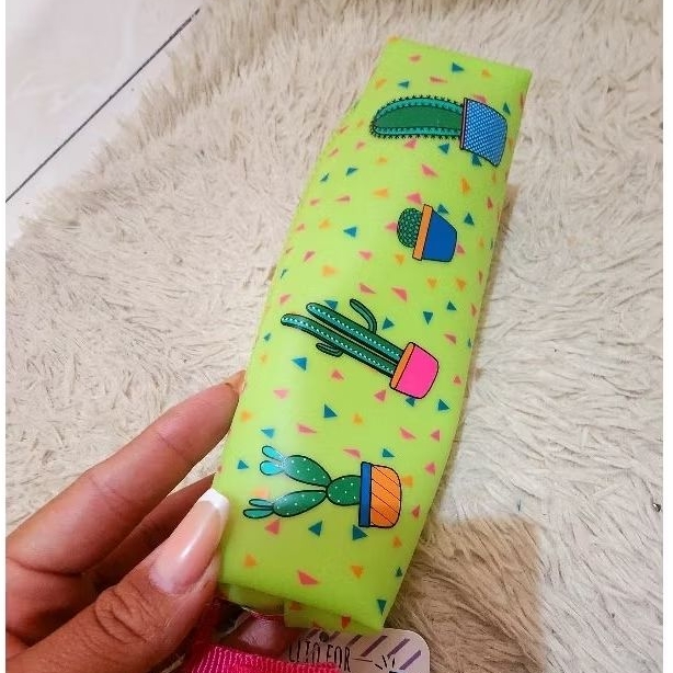 Estojo Escolar Silicone Clio Estojo Menina Estojo Juvenil