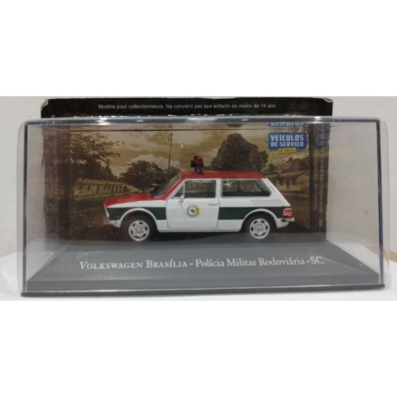 Volkswagen Brasília - Polícia Militar Rodoviária-SC 1/43