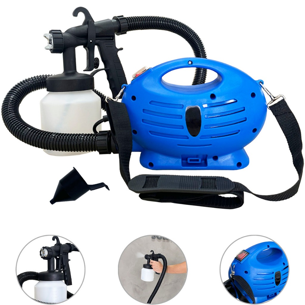 Pistola Pintura Pulverizador Tinta Paint Com Bico De Metal em Oferta na Shopee