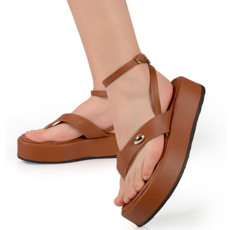 Sandália Asa Delta Flatform Feminina Plataforma Confortável Leve Moda Blogueira Verão Estilosa em Oferta na Shopee