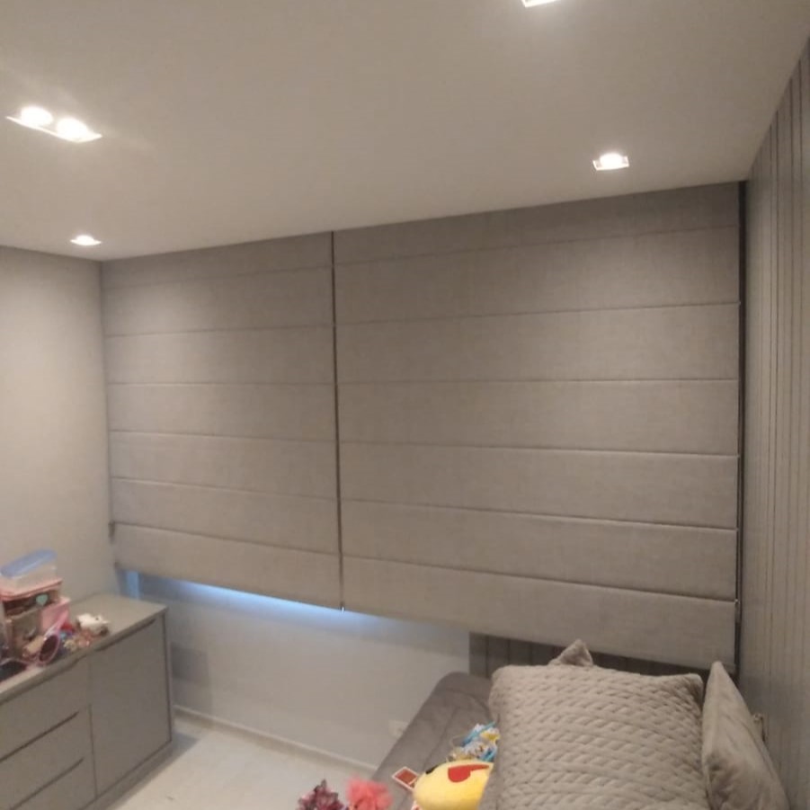 Persiana Romana Blackout Largura 1,20 x 1,30 Altura Linha Premiun