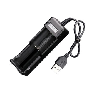 Carregador De Bateria 14500 18650 26650 Lanterna Com Led Usb 5v LehMox Ley-2033
