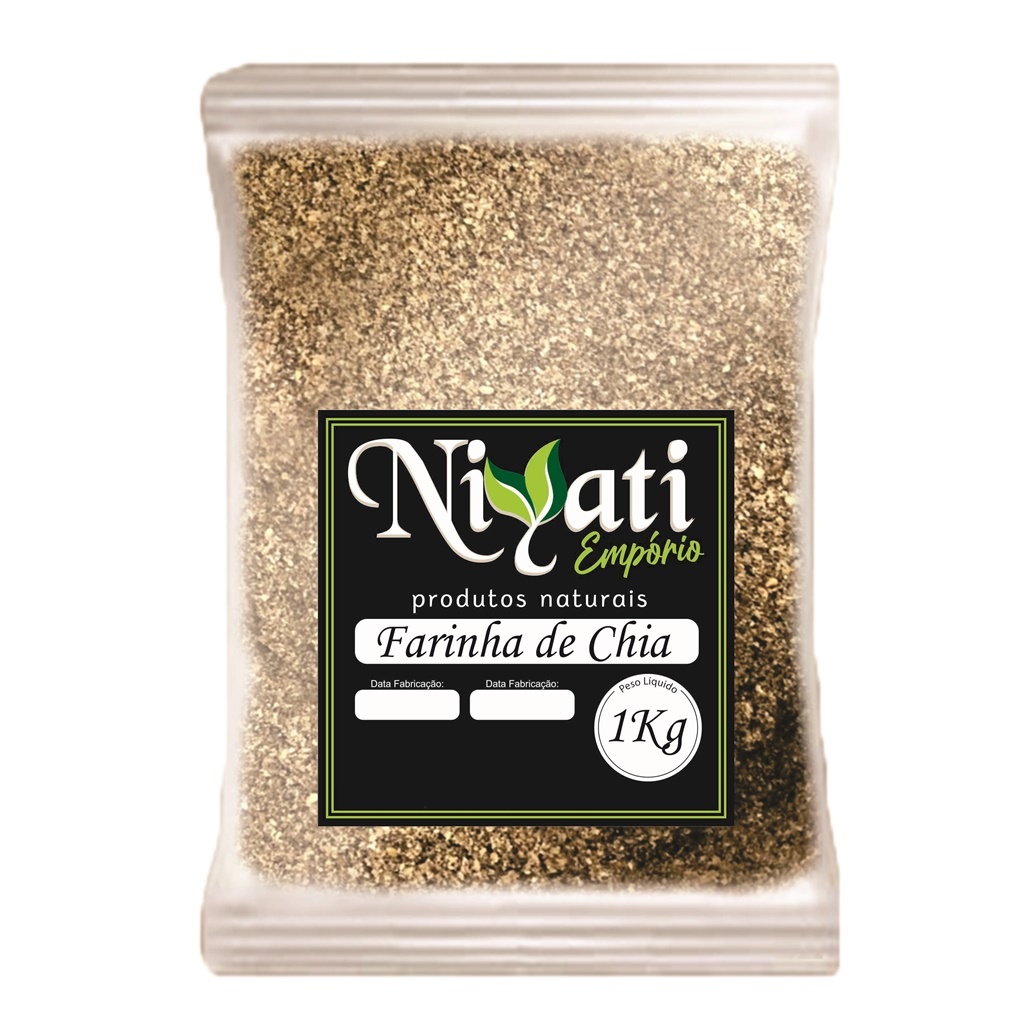 FARINHA DE CHIA 1Kg 100% NATURAL em Oferta na Shopee