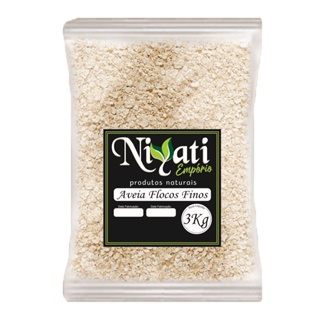 Aveia Em Flocos Finos 3kg Sem Glúten em Oferta na Shopee