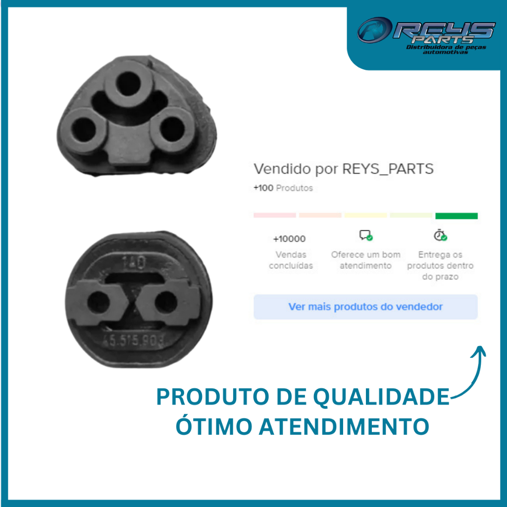 Borracha Coxim Escapamento Fiat Idea Kit Completo