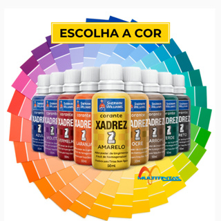Corante Líquido Xadrez Bisnaga Cores 50ml Sherwin-Williams em Oferta na Shopee