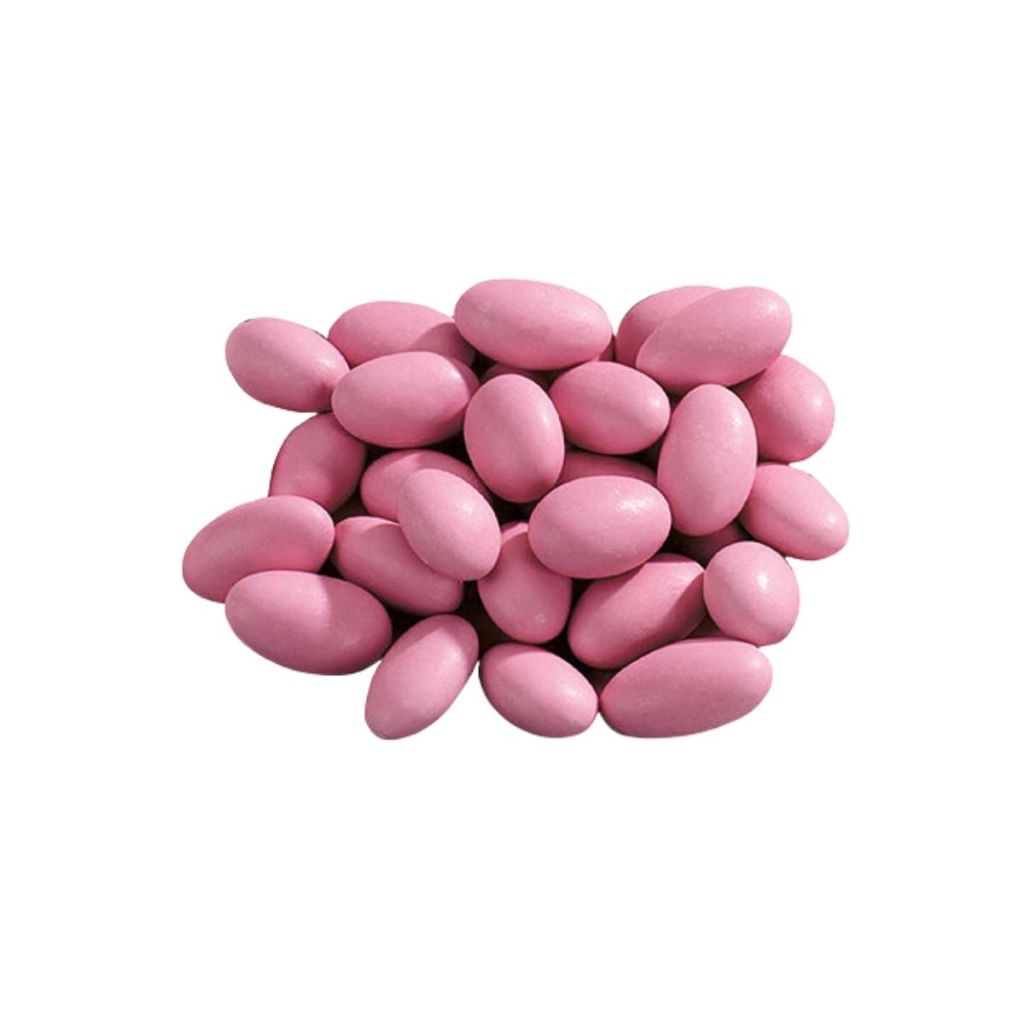 Amêndoas Confeitada Rosa Doce Para Festa Chá De Bebê 100gr Empório Rizzo - Food & Beverages