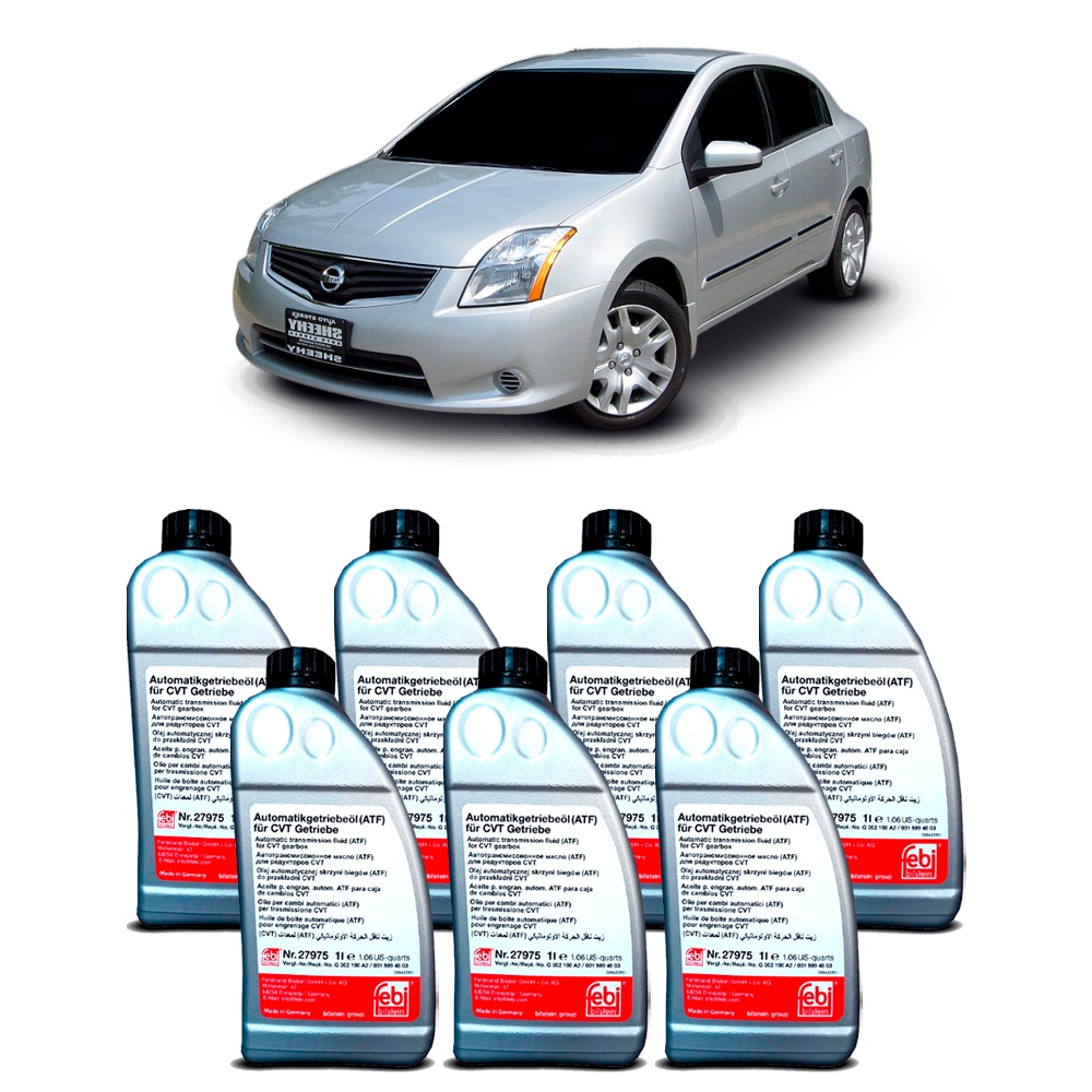 Kit Troca De Oleo Cambio Automatico CVT Febi 279575 7 L Nissan Sentra 2.0 16v 2012 a 2013
