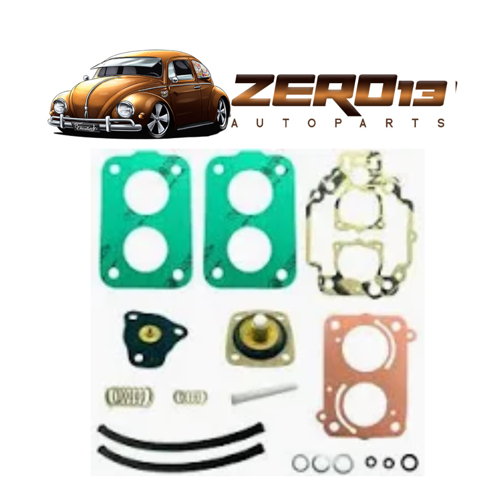 Kit de Reparo para Carburador Weber 495 TLDE VW Gol Parati Voyage 1.8 (30/32) - Carbukit KR150