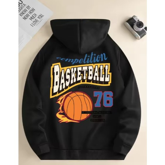 Moletom Blusa de Frio casaco Basquete 76 Casaco Novo!