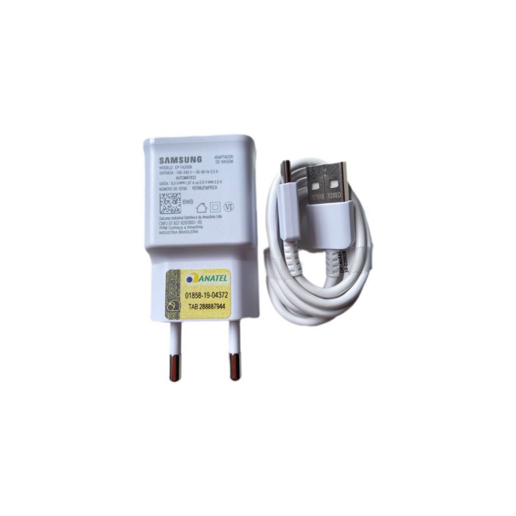 Carregador Samsung Turbo Ep-ta200 BRANCO A11 A21 A32 A51 Original