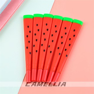 Kit de 4/8/12 Peças Caneta Gel com Design de Melancia Fofa caneta gel preta caneta gel ponta fina