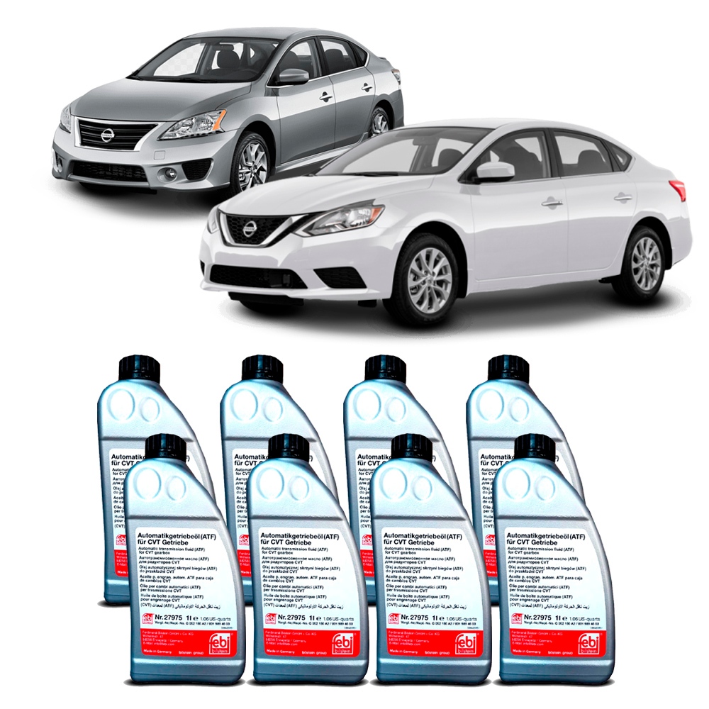 Kit Troca De Oleo Cambio Automatico CVT Febi 27975 8 L Nissan Sentra 2.0 16v 2014 a 2017