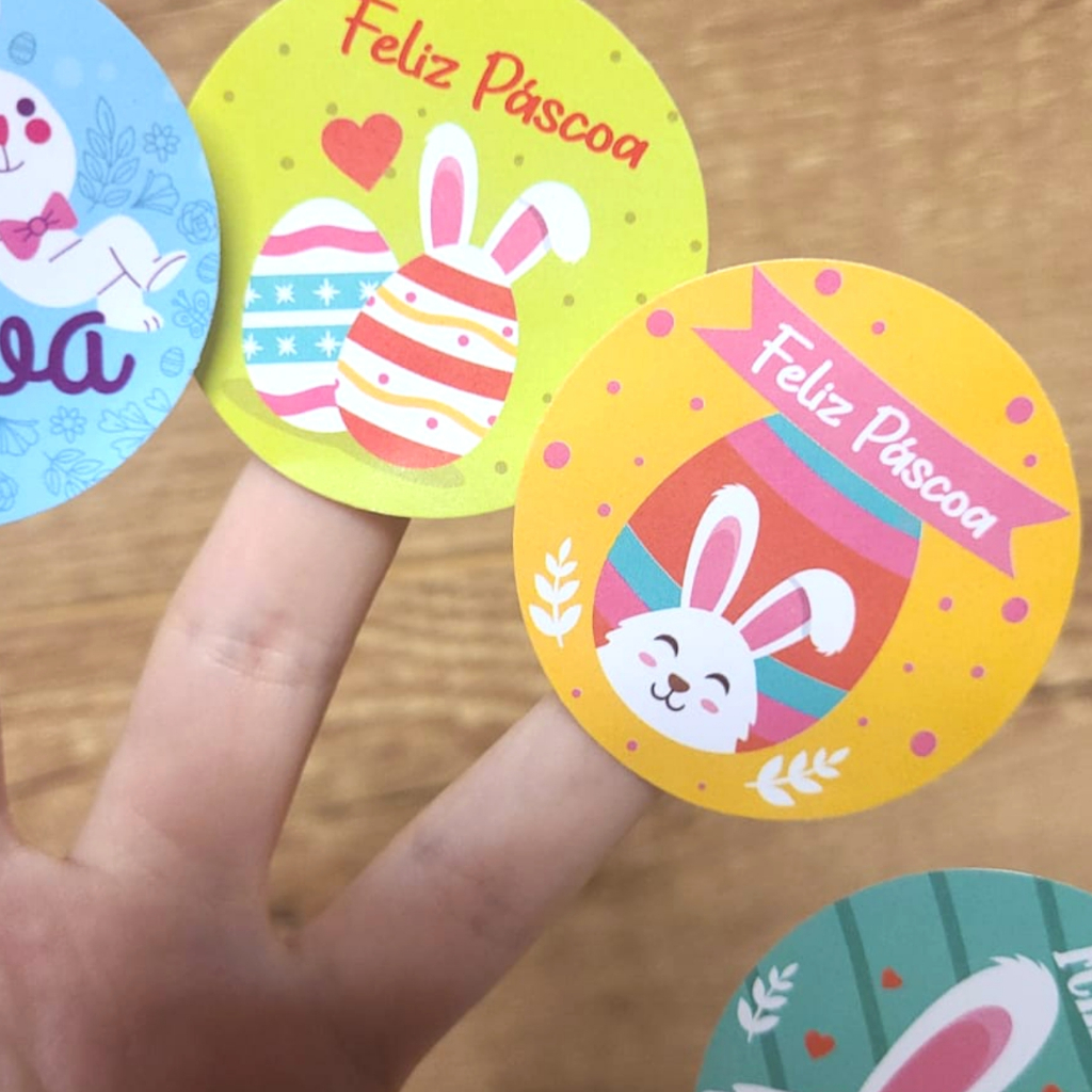 250 adesivos com o tema páscoa 5cm adesivo decorativo para ovo de páscoa