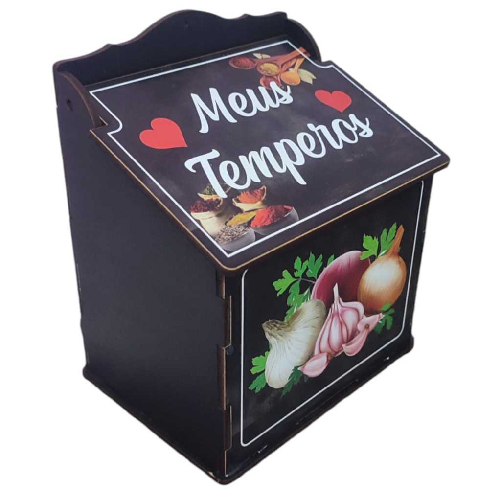 Porta Alho Organizador De Parede Para Cozinha Area De Churrasco