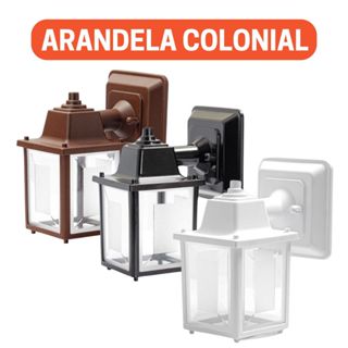 Luminaria Arandela Colonial Retrô Externa e Interna Bivolt E27 em Oferta na Shopee
