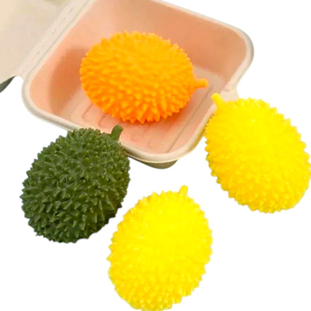 KIT COM 1/2/4 PÇS Squishy Fruta Jaca Realista Brinquedo Anti Stress Ansiedade Descompressão em Oferta na Shopee