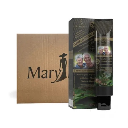 Kit 12 Pomada Canela De Velho Premium Com Ora-pro-nóbis 150g